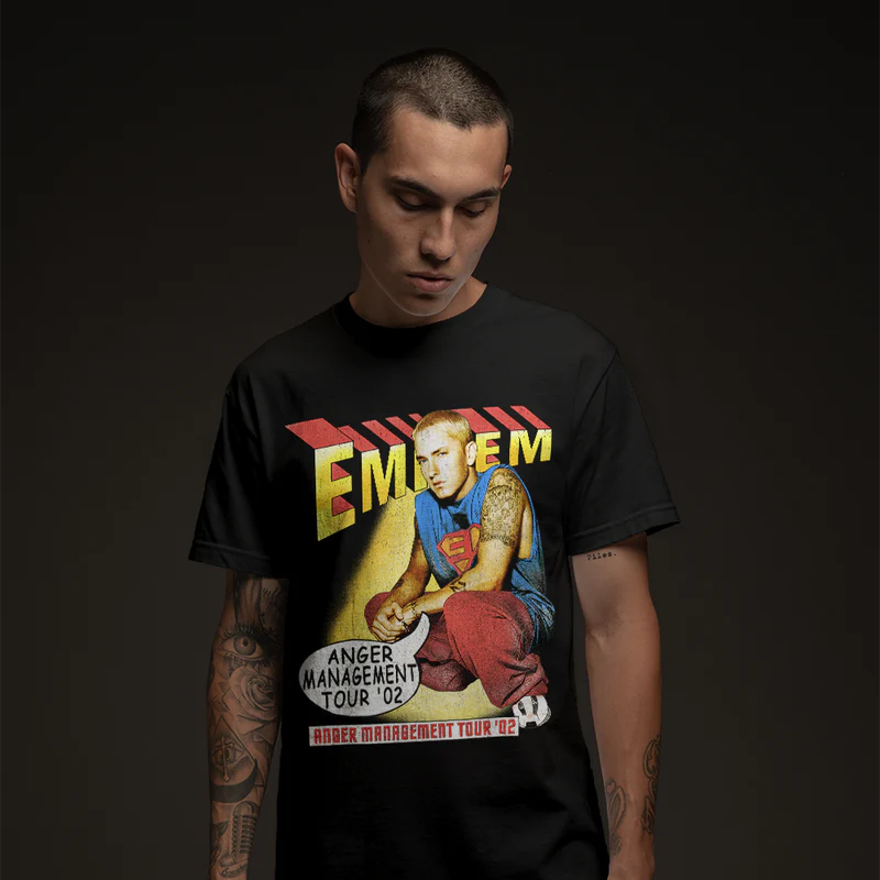 Anger Management Tour 2002 Vintage Artwork T-Shirt