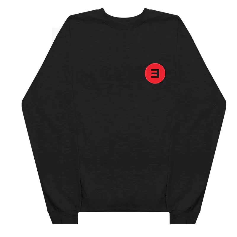 Eminem Basic E Logo Crewneck Eminem Official Limited Merch