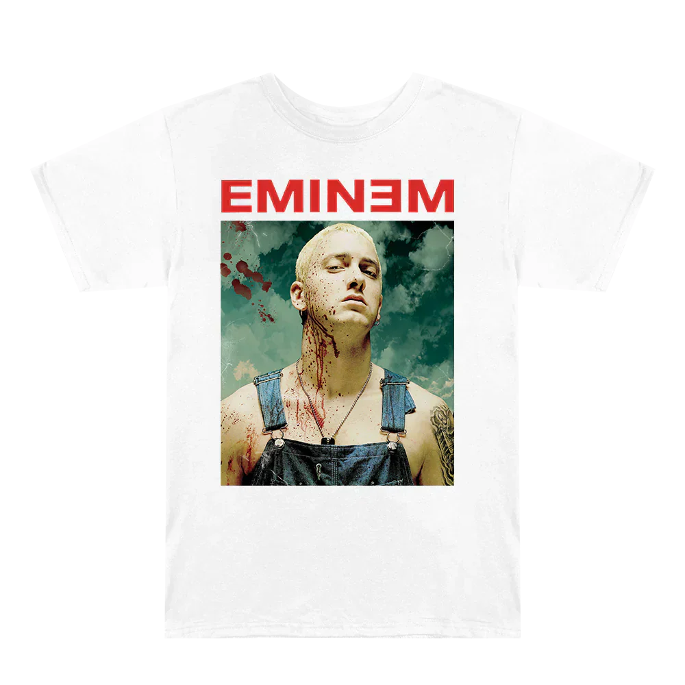 Eminem Bloody Chainsaw T-Shirt Eminem Official Limited Merch