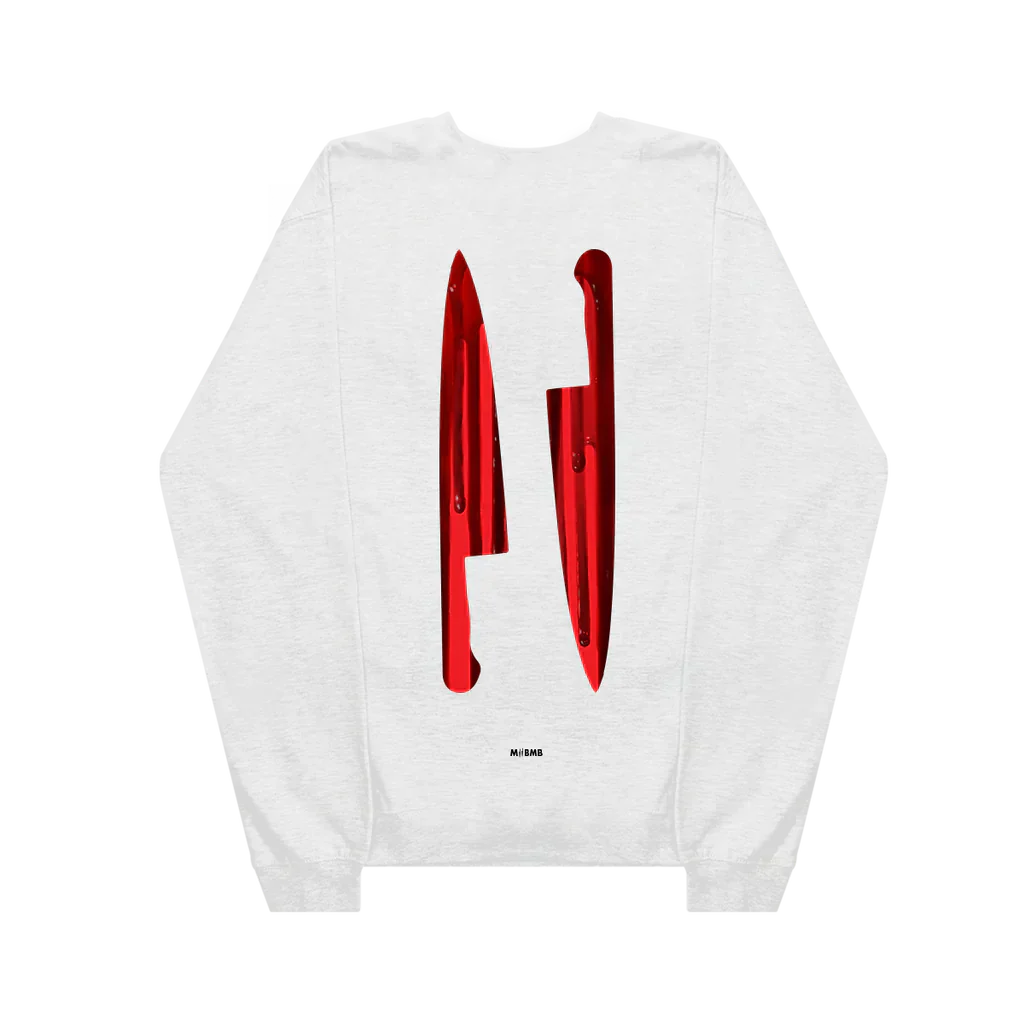 MTBMB BLOODY LONGSLEEVE (WHITE) Eminem Official Limited Merch