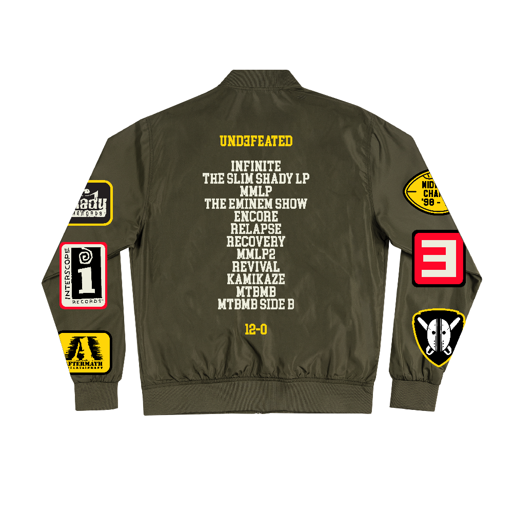 Shady Football Lightweight Bomber Jacket Eminem Official Limited Merch