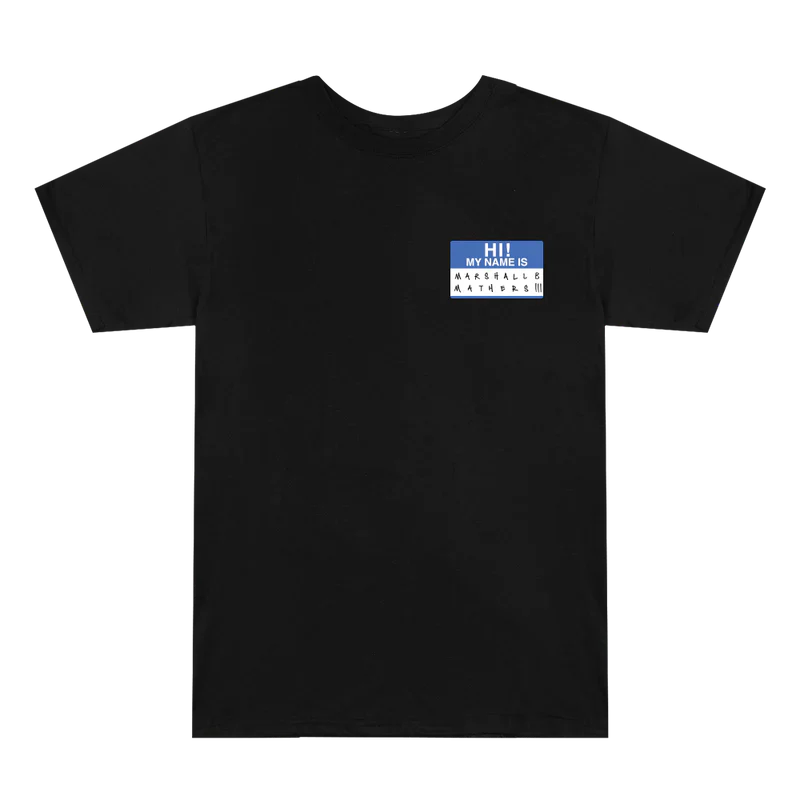 "Hi! My Name Is..." Blue Name Tag Reissue T-Shirt