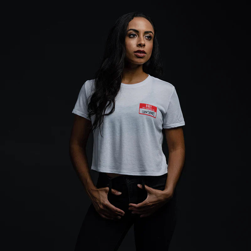 Hi! My Name Is Cropped T-shirt