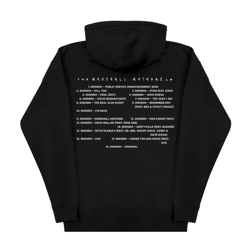 MMLP25 Hoodie (Black) Eminem Official Limited Merch