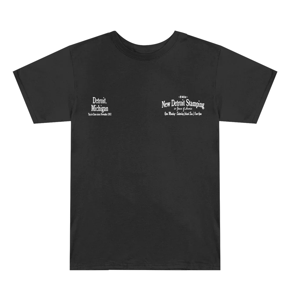 8 Mile New Detroit Stamping T-Shirt Eminem Official Limited Merch