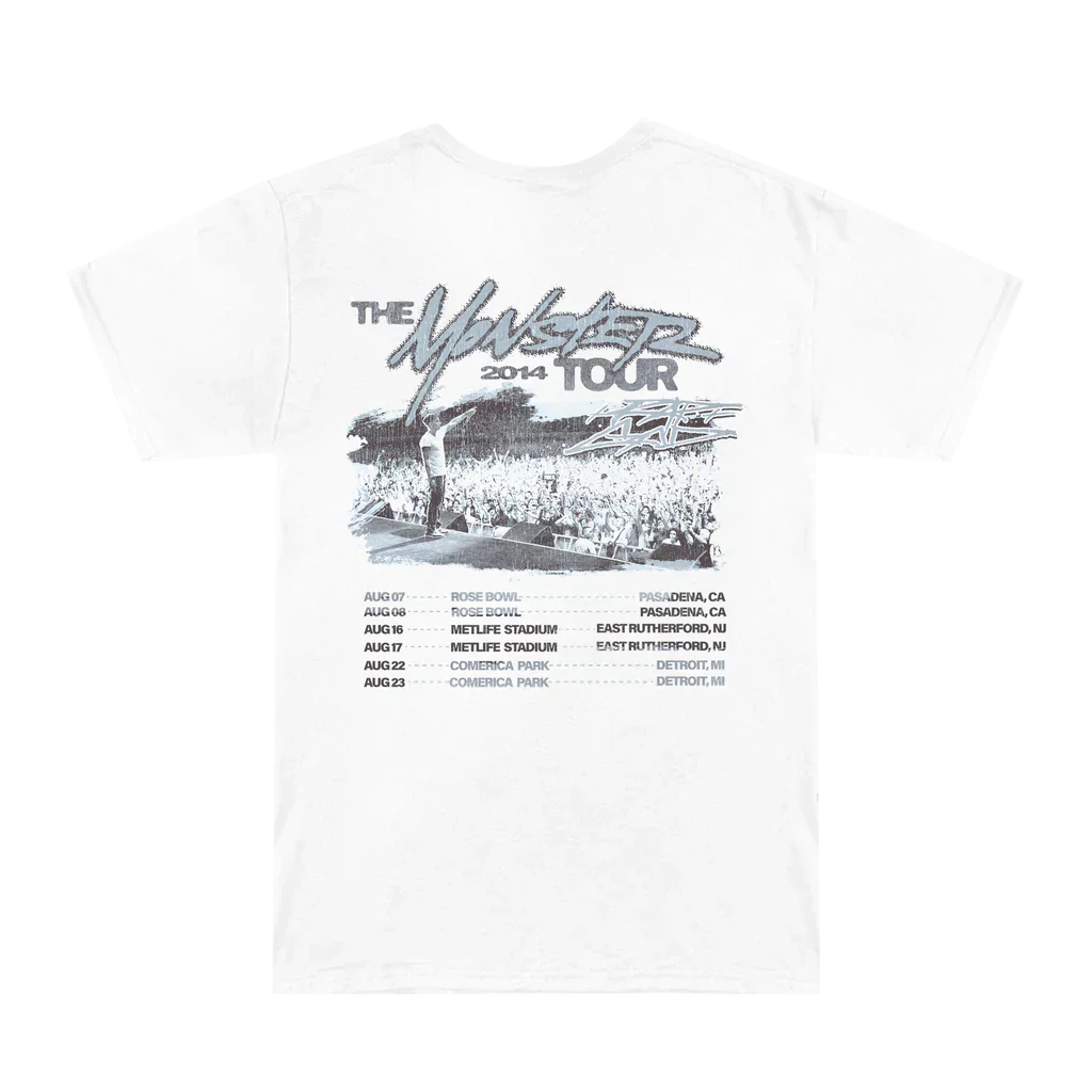 Eminem Monster Tour White T-Shirt