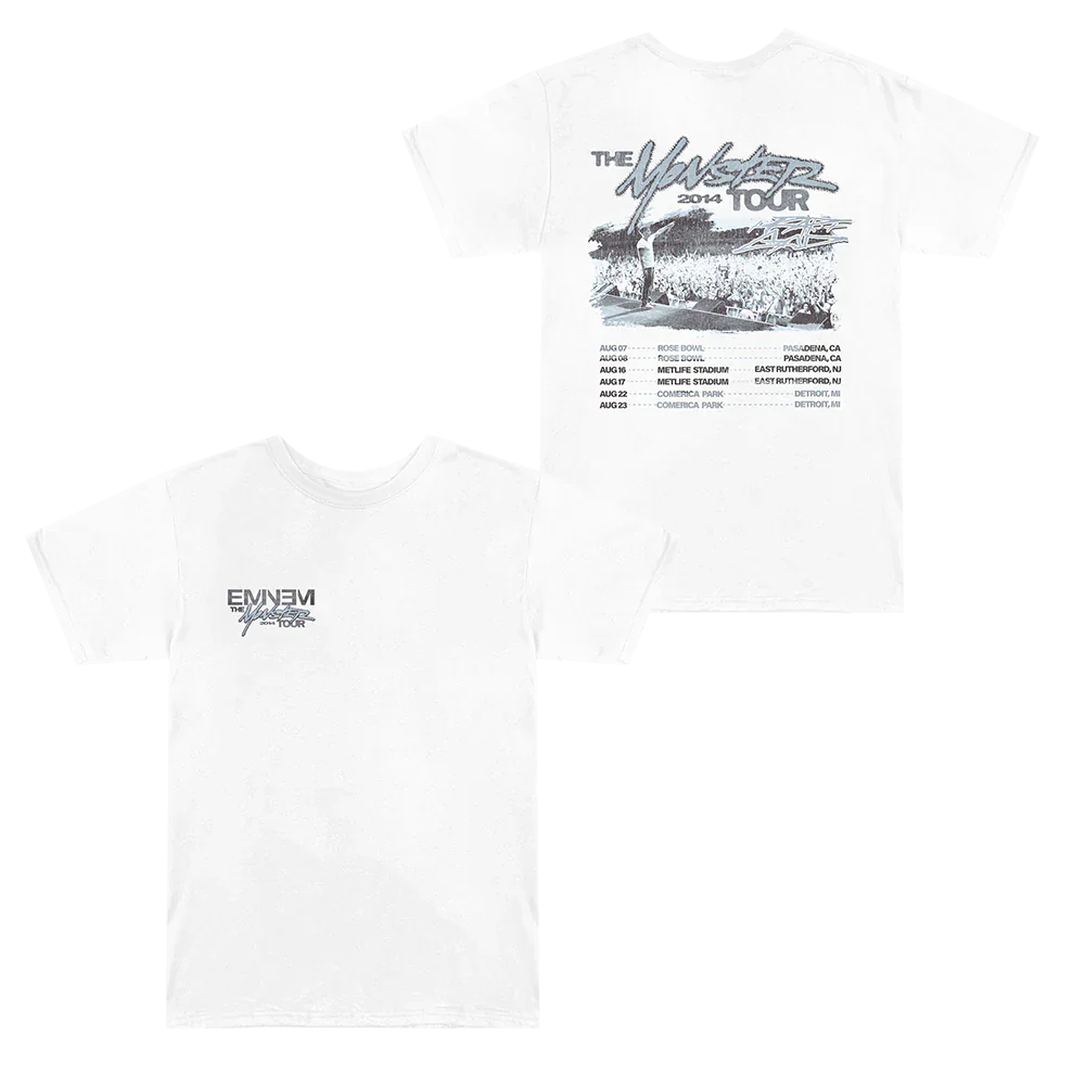 Eminem Monster Tour White T-Shirt