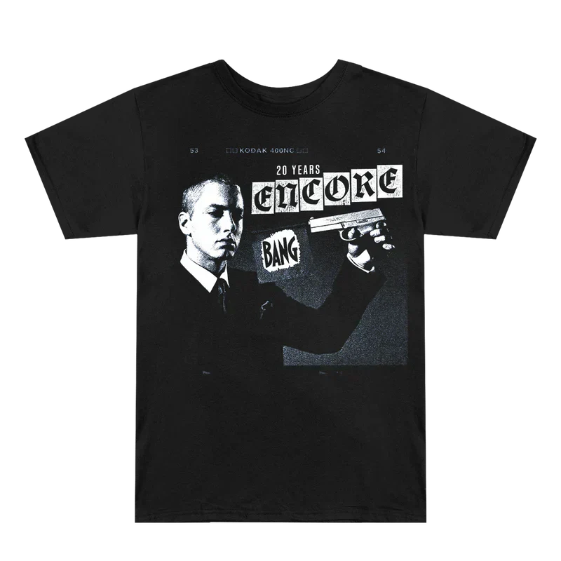 Encore 20th Clippings T-Shirt Eminem Official Limited Merch