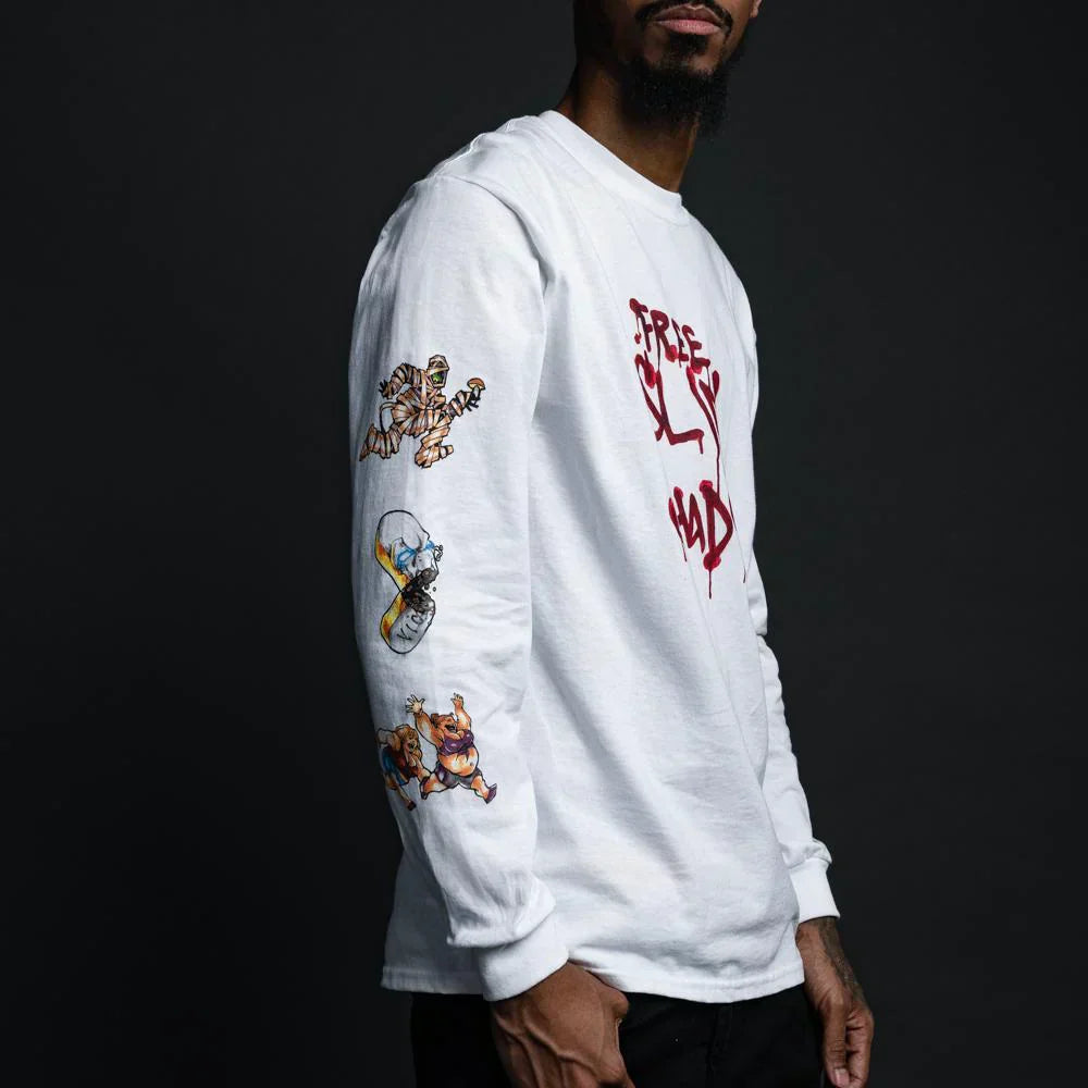 Free Slim Shady White Long Sleeve Shirt