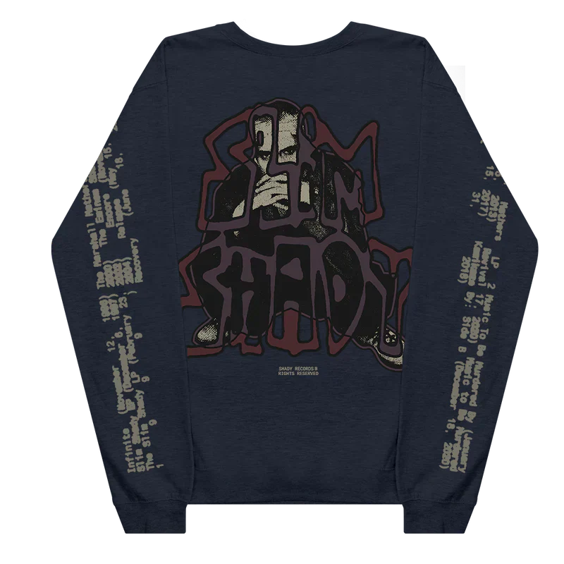 Graffiti Slim Crewneck Eminem Official Limited Merch