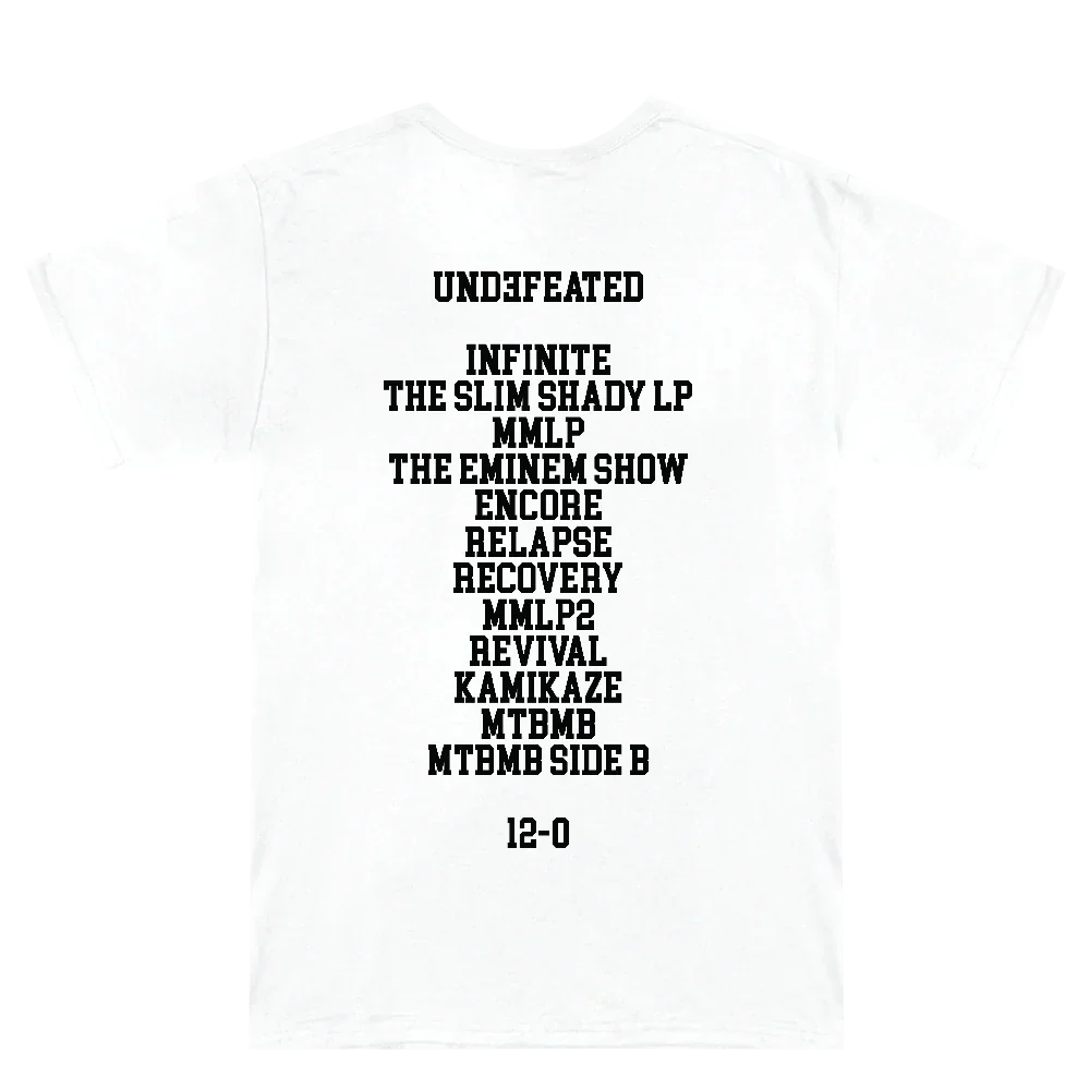 Shady Football T-Shirt (White) Eminem Official Limited Merch