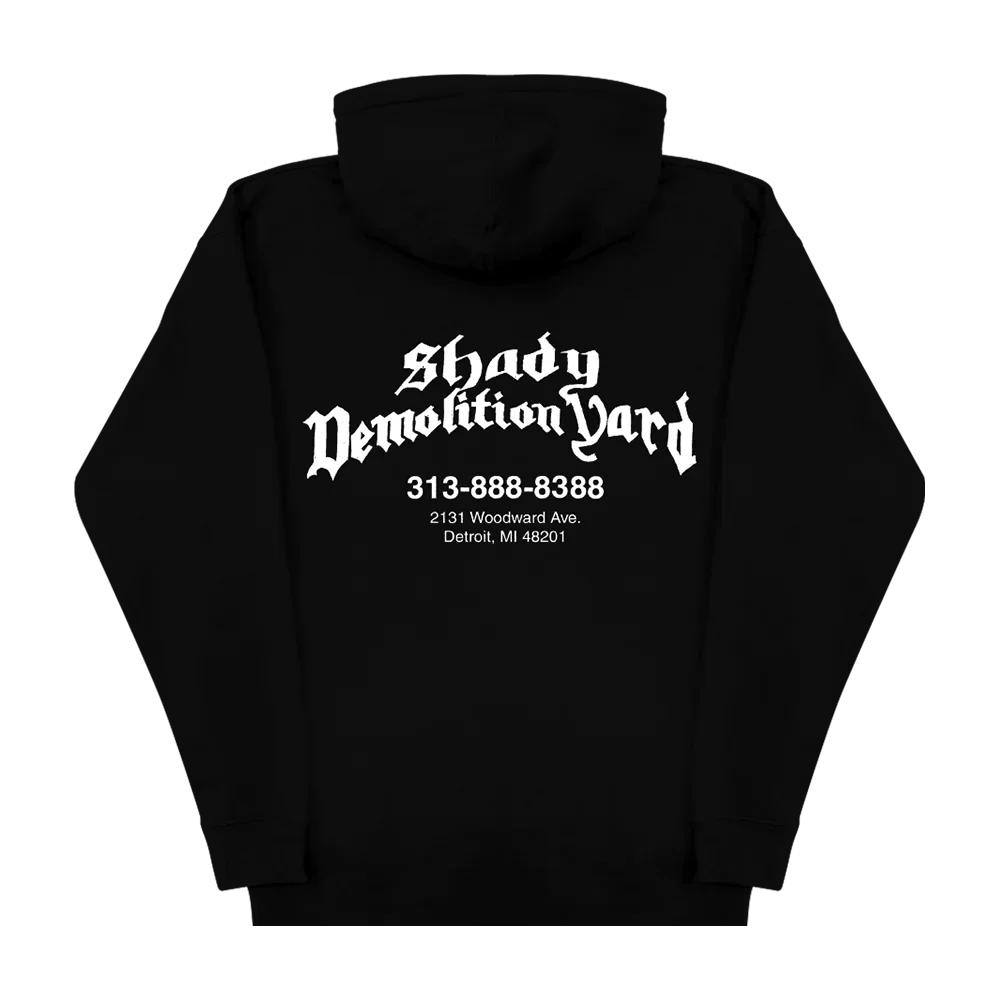 SHADY DEMOLITION JUNKYARD DOG HOODIE Eminem Official Limited Merch