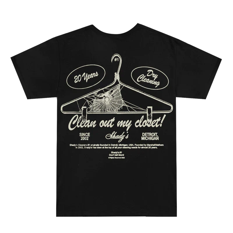 SHADY CLEANERS T-SHIRT Eminem Official Limited Merch