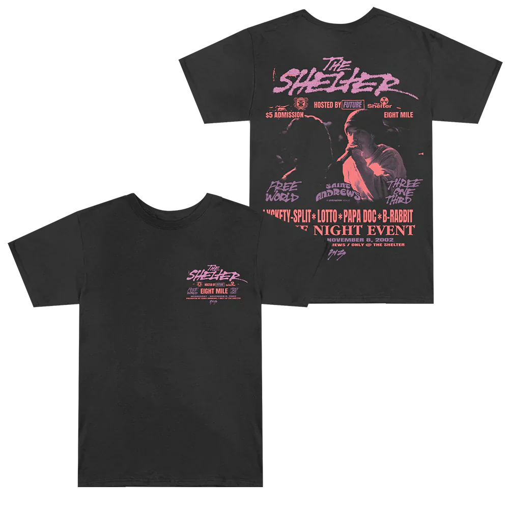 The Shelter Event Black T-Shirt