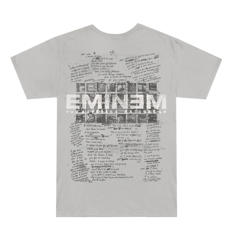 MMLP25 Scribble T-Shirt (Grey) Eminem Official Limited Merch