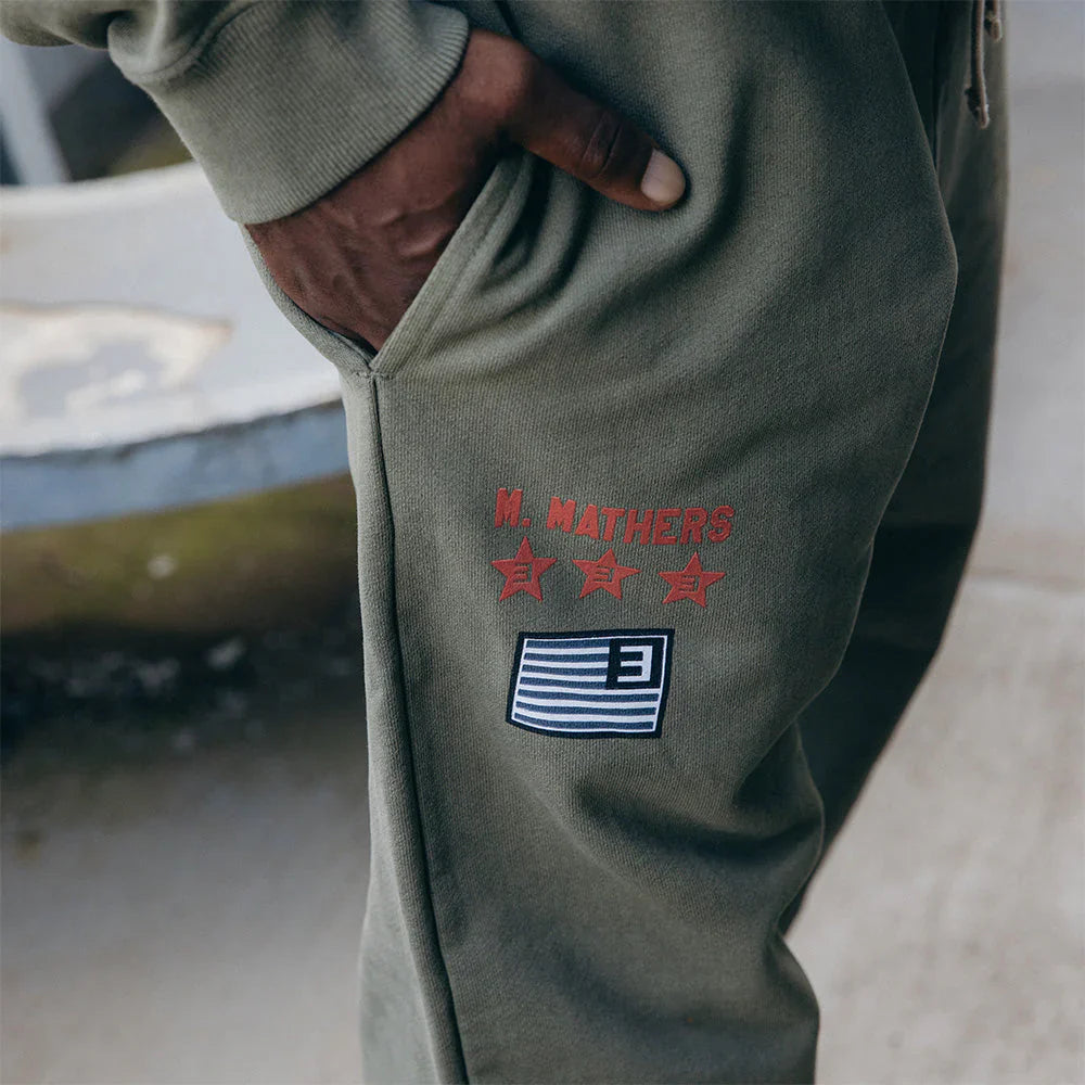Kamikaze X Standard Issue Sweatpants (Burnt Olive) Eminem Official Limited Merch