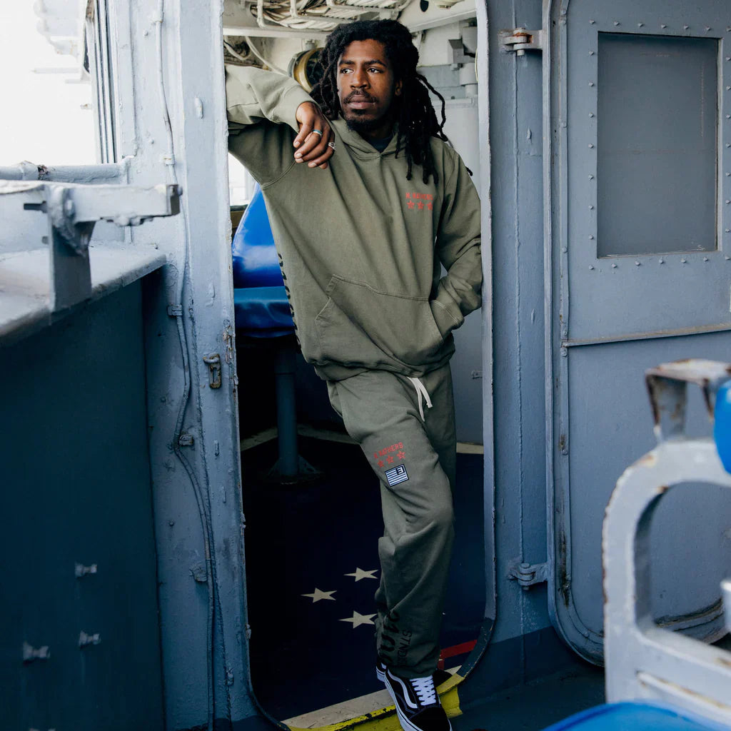Kamikaze X Standard Issue Sweatpants (Burnt Olive) Eminem Official Limited Merch