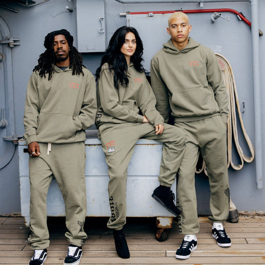 Kamikaze X Standard Issue Sweatpants (Burnt Olive) Eminem Official Limited Merch