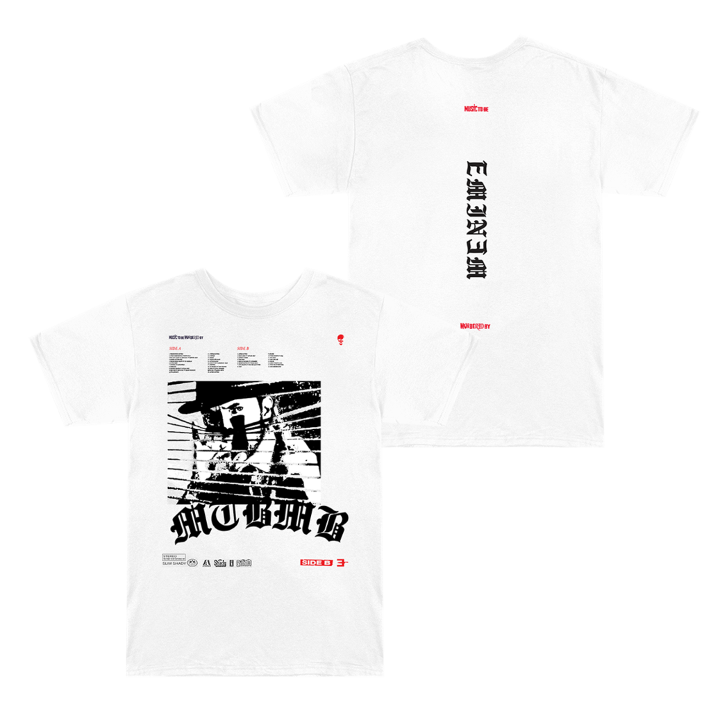 MTBMB Blinds T-Shirt (White) Eminem Official Limited Merch