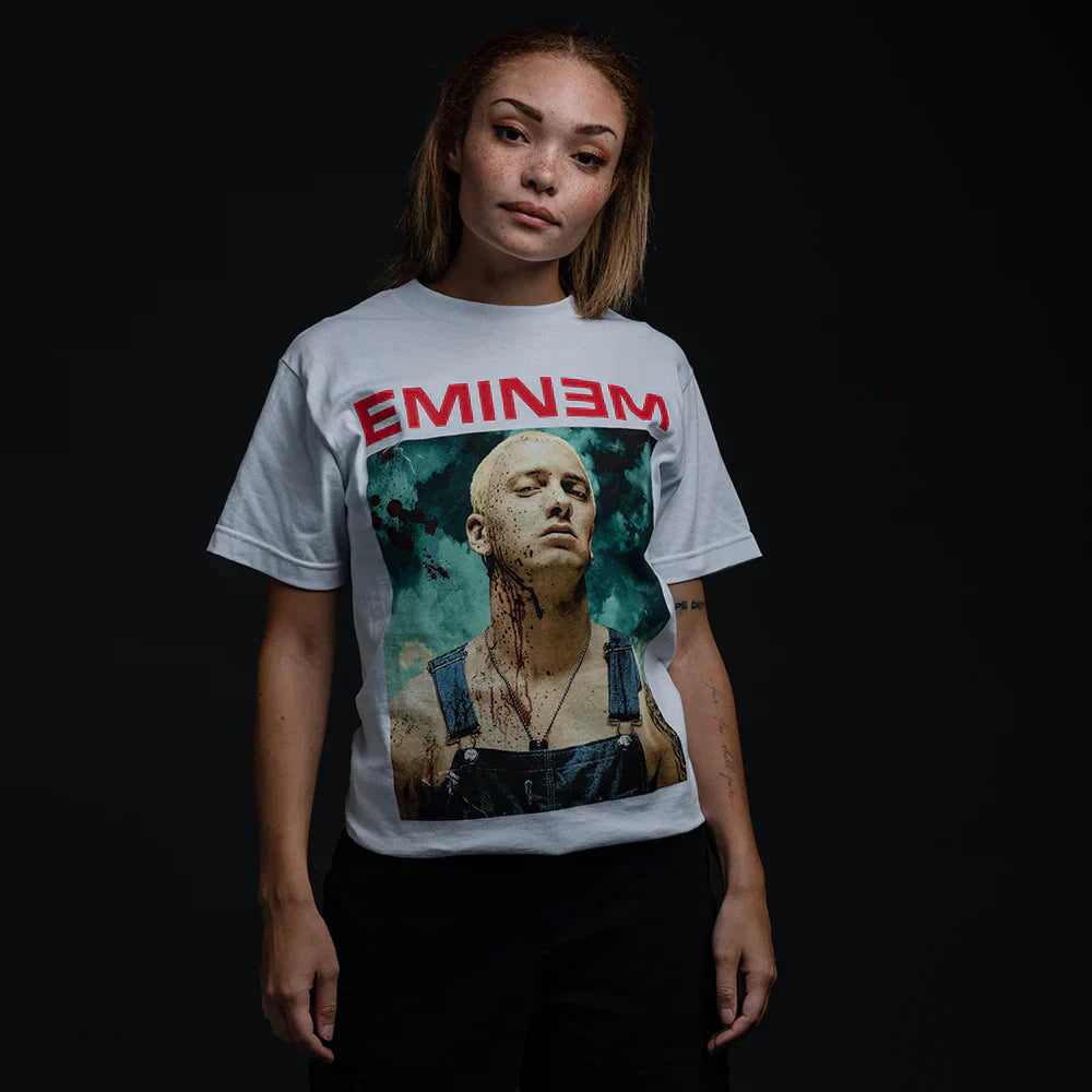 Eminem Bloody Chainsaw T-Shirt Eminem Official Limited Merch