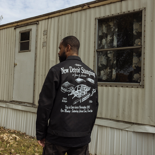 8 Mile New Detroit Stamping Dickies Jacket Eminem Official Limited Merch