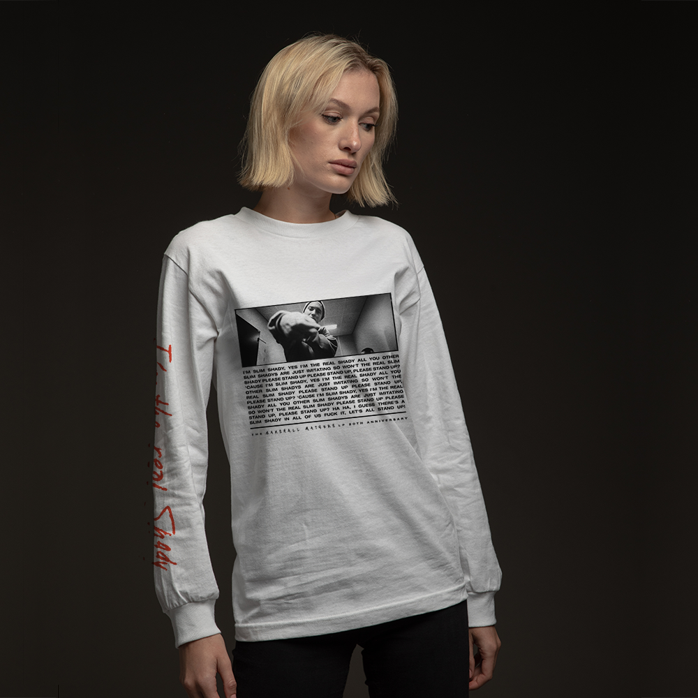 I'M THE REAL SLIM SHADY LONGSLEEVE Eminem Official Limited Merch