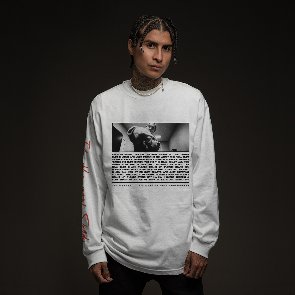 I'M THE REAL SLIM SHADY LONGSLEEVE Eminem Official Limited Merch