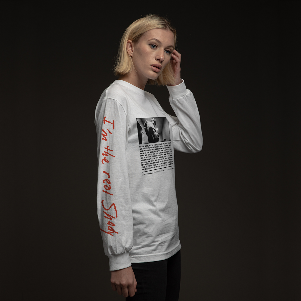 I'M THE REAL SLIM SHADY LONGSLEEVE Eminem Official Limited Merch