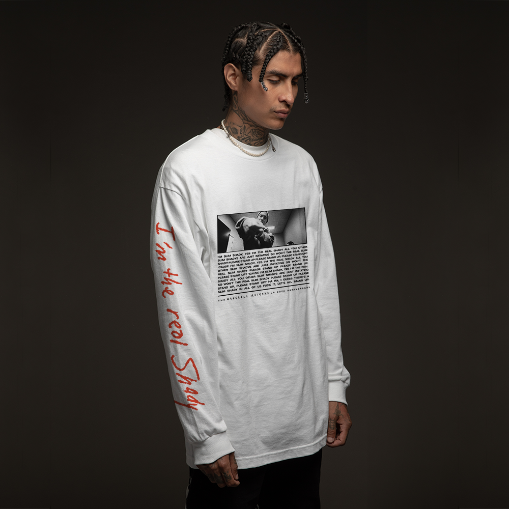 I'M THE REAL SLIM SHADY LONGSLEEVE Eminem Official Limited Merch