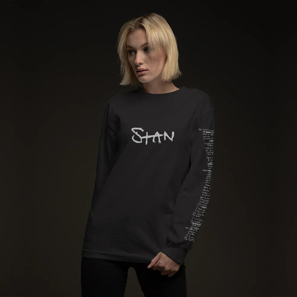 Stan Longsleeve (Black) Eminem Official Limited Merch