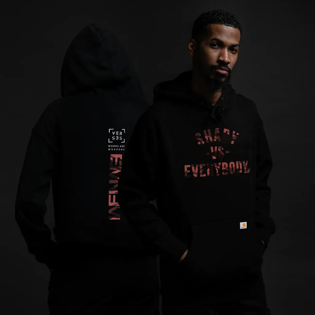 Marshall Mathers Foundation X Detroit Vs Everybody Hoodie Eminem Official Limited Merch