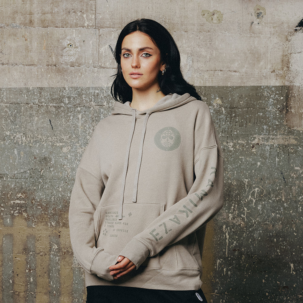 Kamikaze Mask Hoodie (Grey) Eminem Official Limited Merch