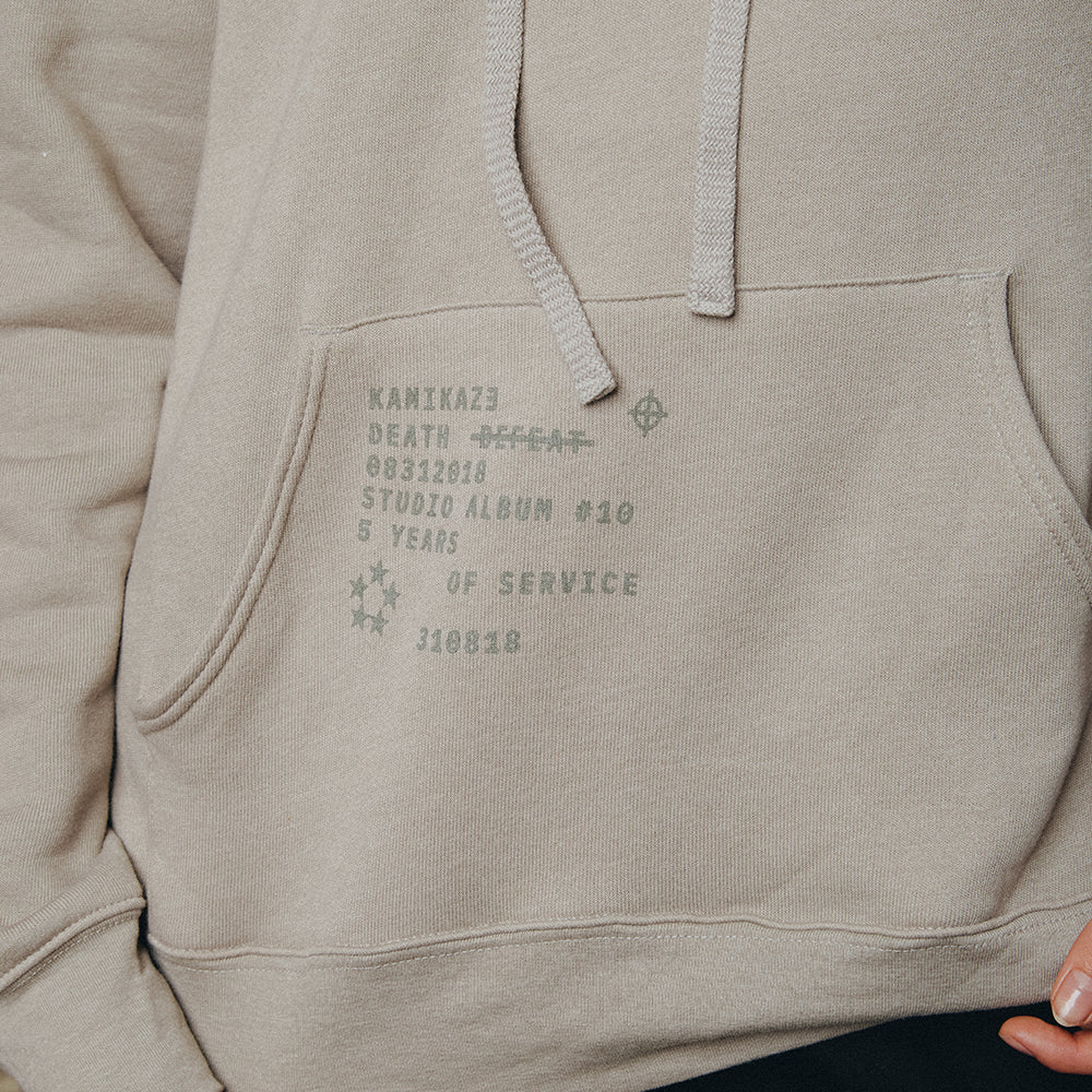 Kamikaze Mask Hoodie (Grey) Eminem Official Limited Merch