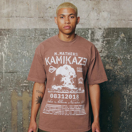 Eminem Kamikaze Vintage Album Art T-Shirt Eminem Official Limited Merch