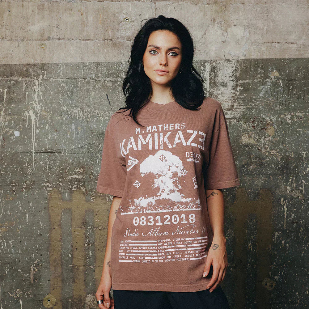 Eminem Kamikaze Vintage Album Art T-Shirt Eminem Official Limited Merch