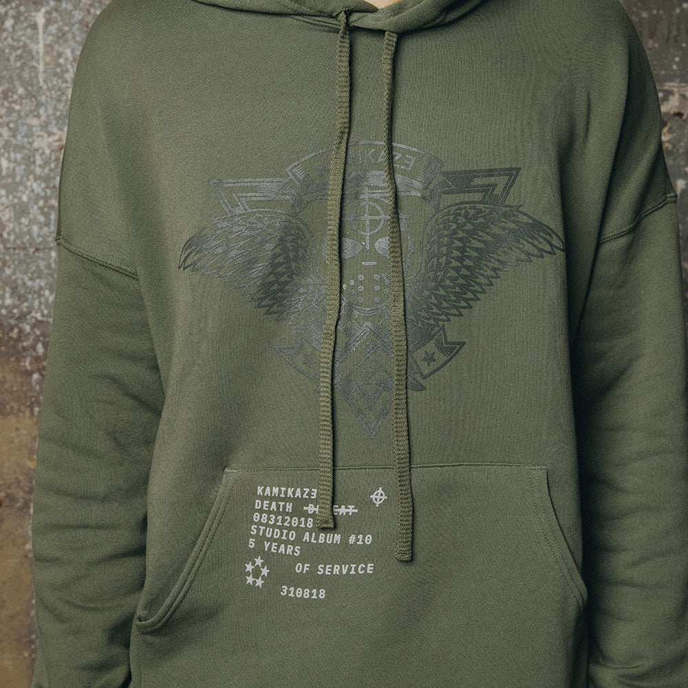Kamikaze Crest Hoodie Eminem Official Limited Merch