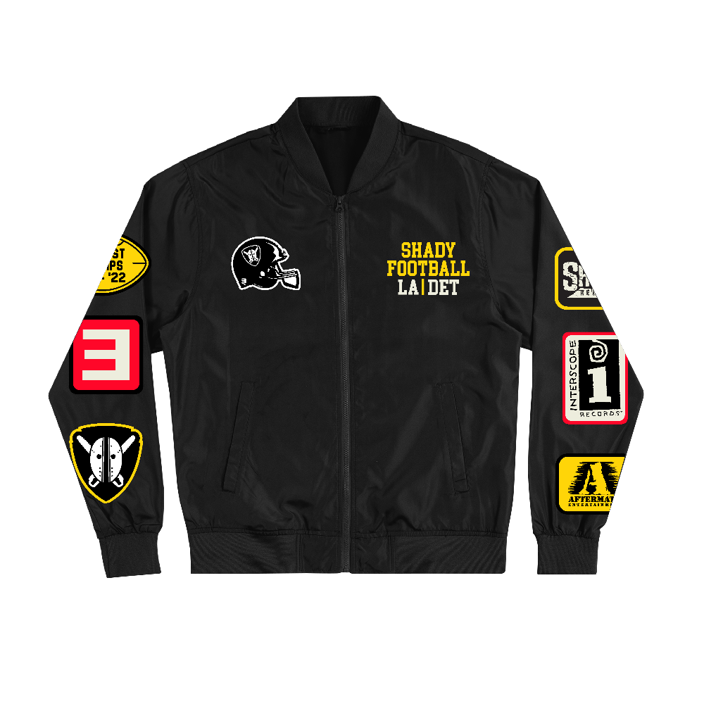Shady Football Lightweight Bomber Jacket Eminem Official Limited Merch