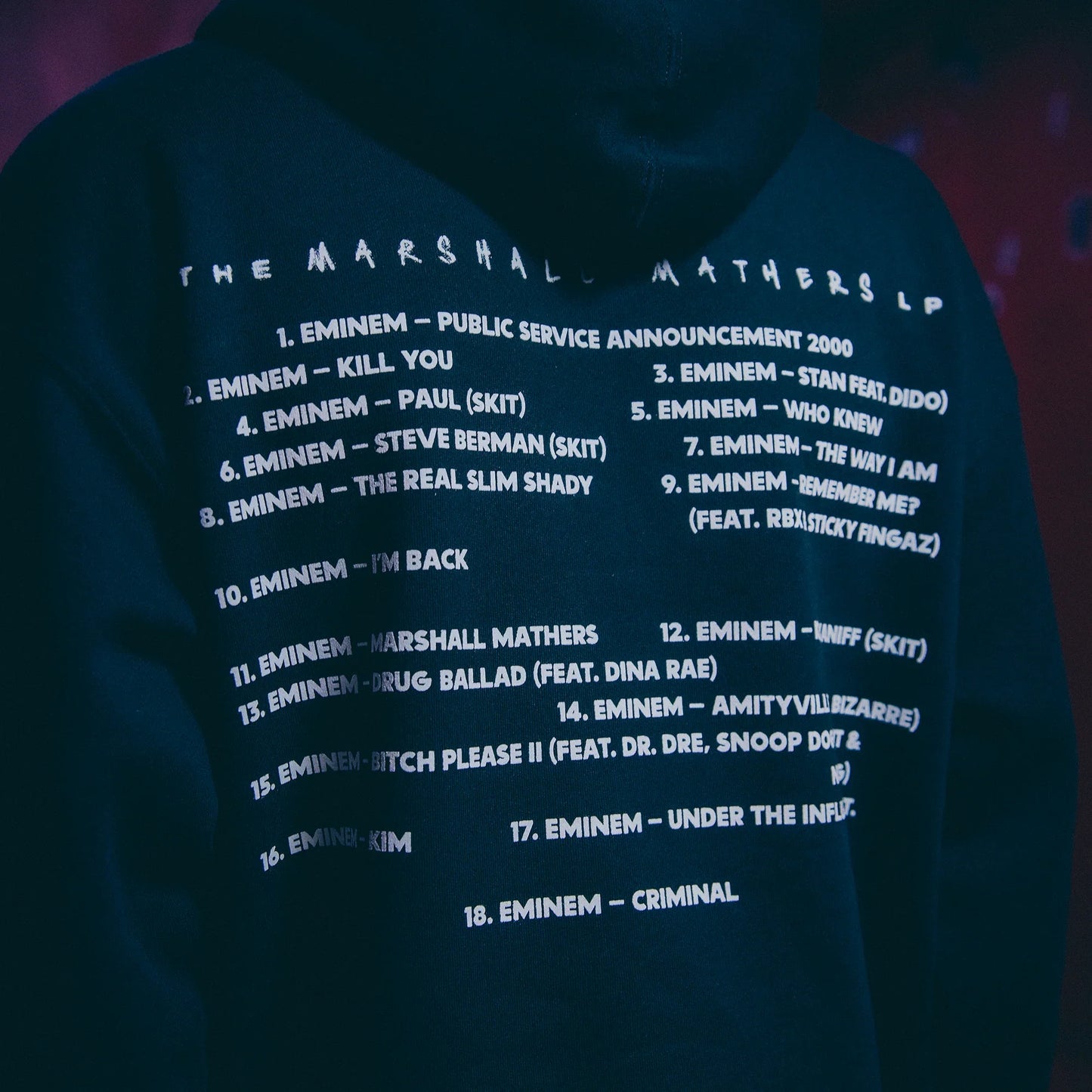 MMLP25 Hoodie (Black) Eminem Official Limited Merch