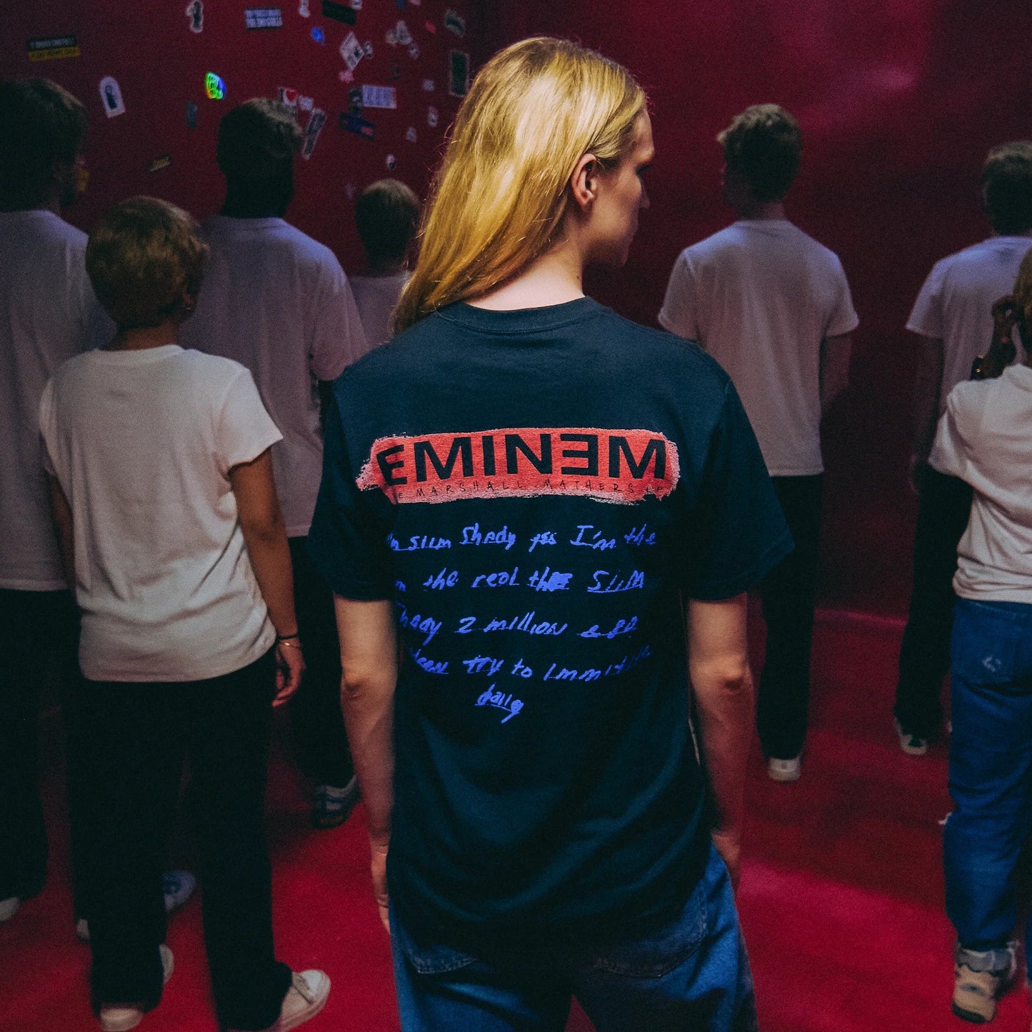 MMLP25 Window T-Shirt (Black) Eminem Official Limited Merch