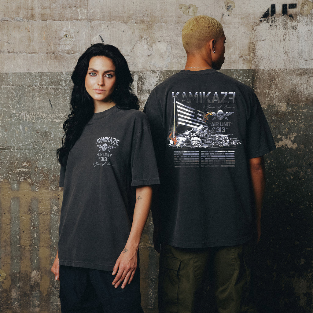 Kamikaze Flag T-Shirt Eminem Official Limited Merch