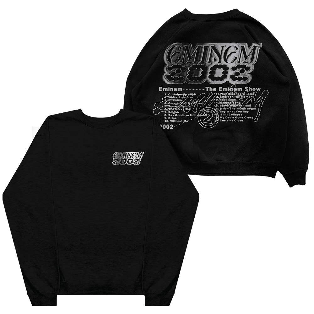 The Eminem Show Chrome Logo Crewneck