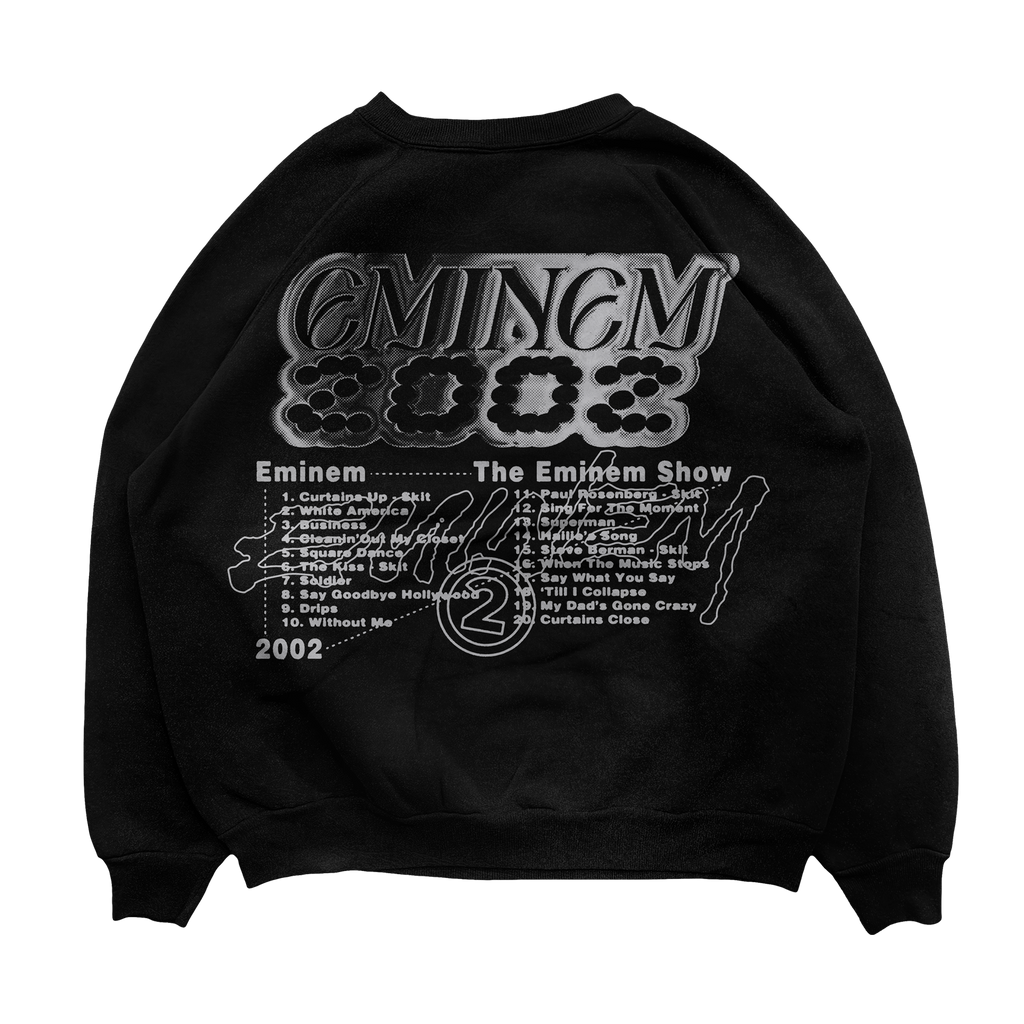 The Eminem Show Chrome Logo Crewneck