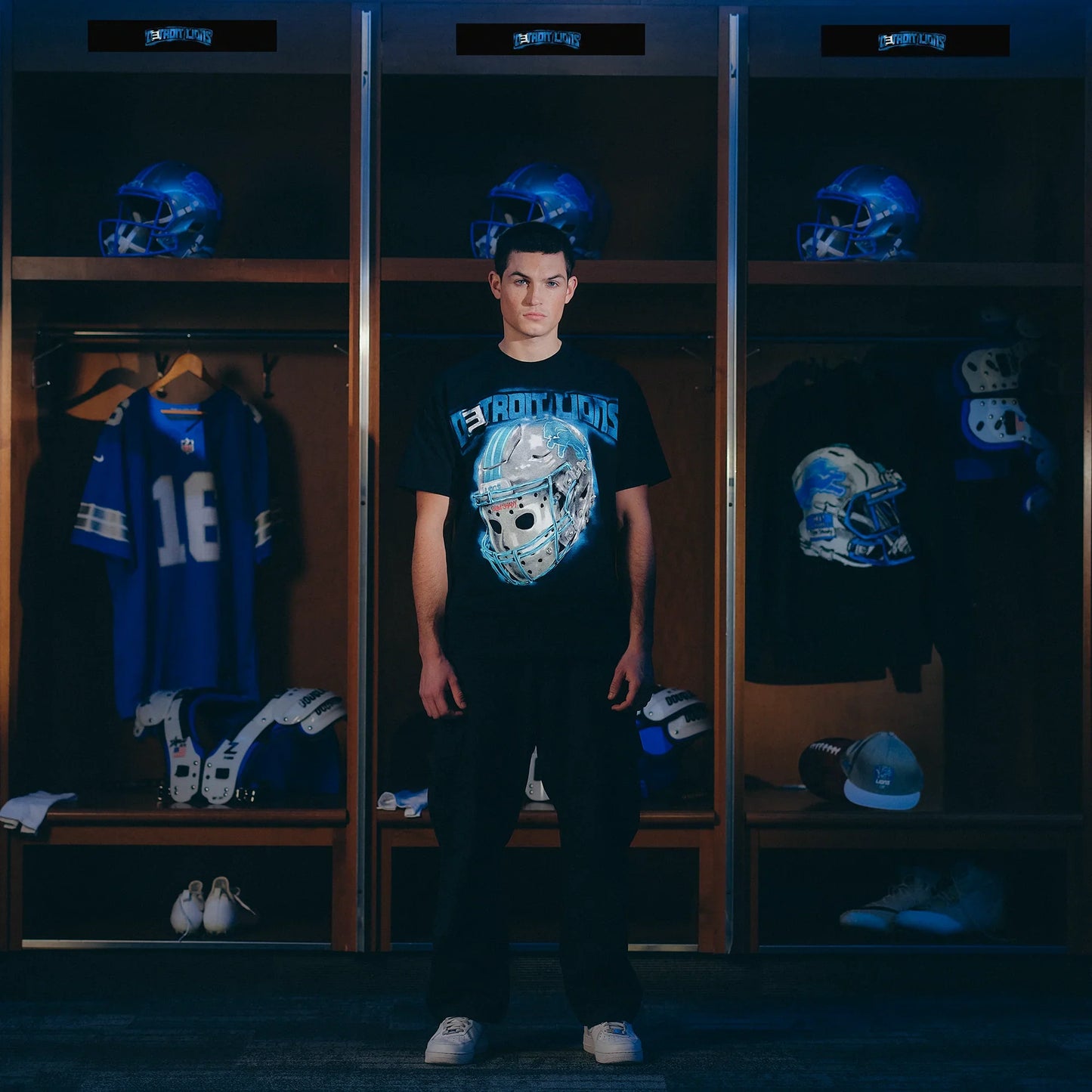 Eminem x Detroit Lions All Grit T-Shirt Eminem Official Limited Merch