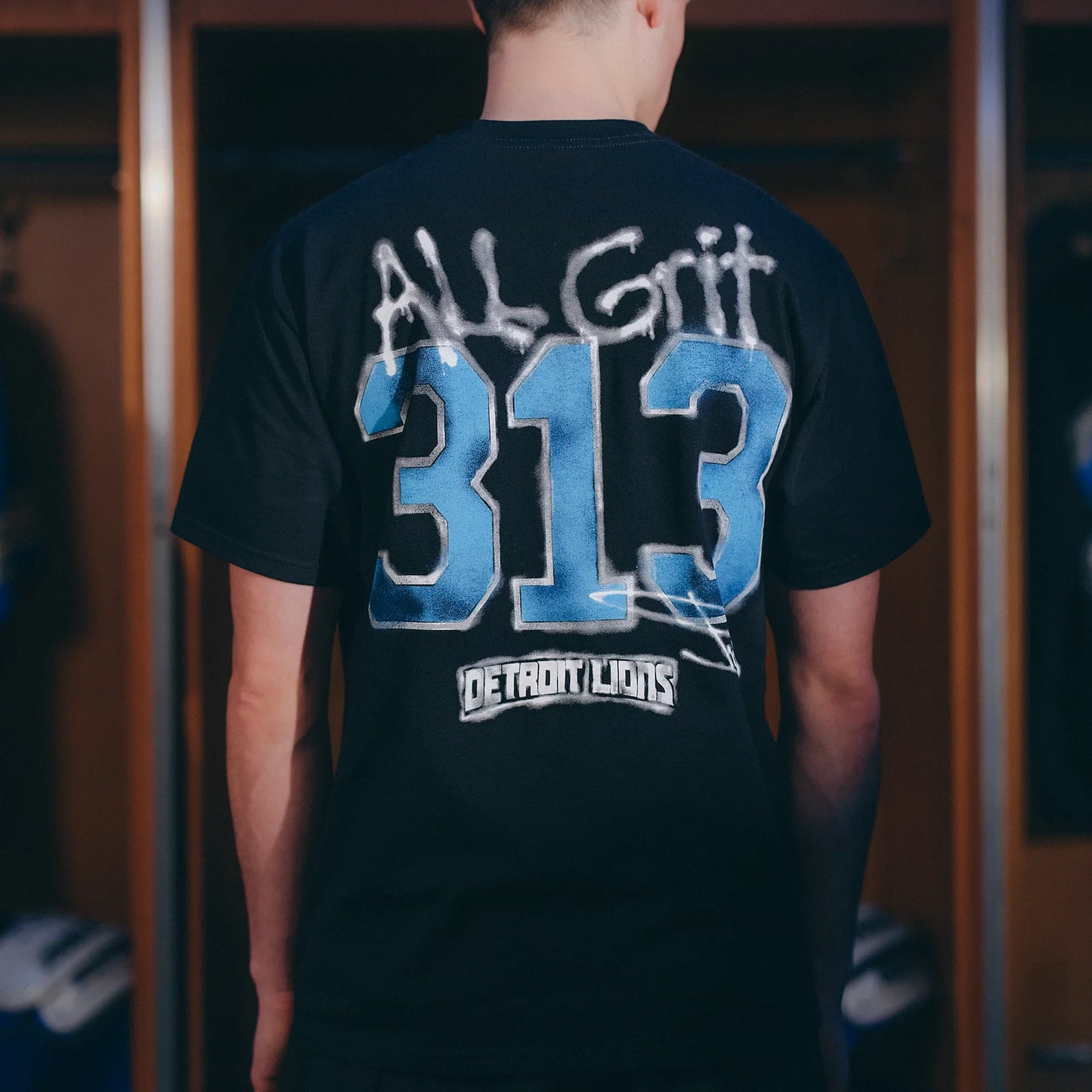 Eminem x Detroit Lions All Grit T-Shirt Eminem Official Limited Merch