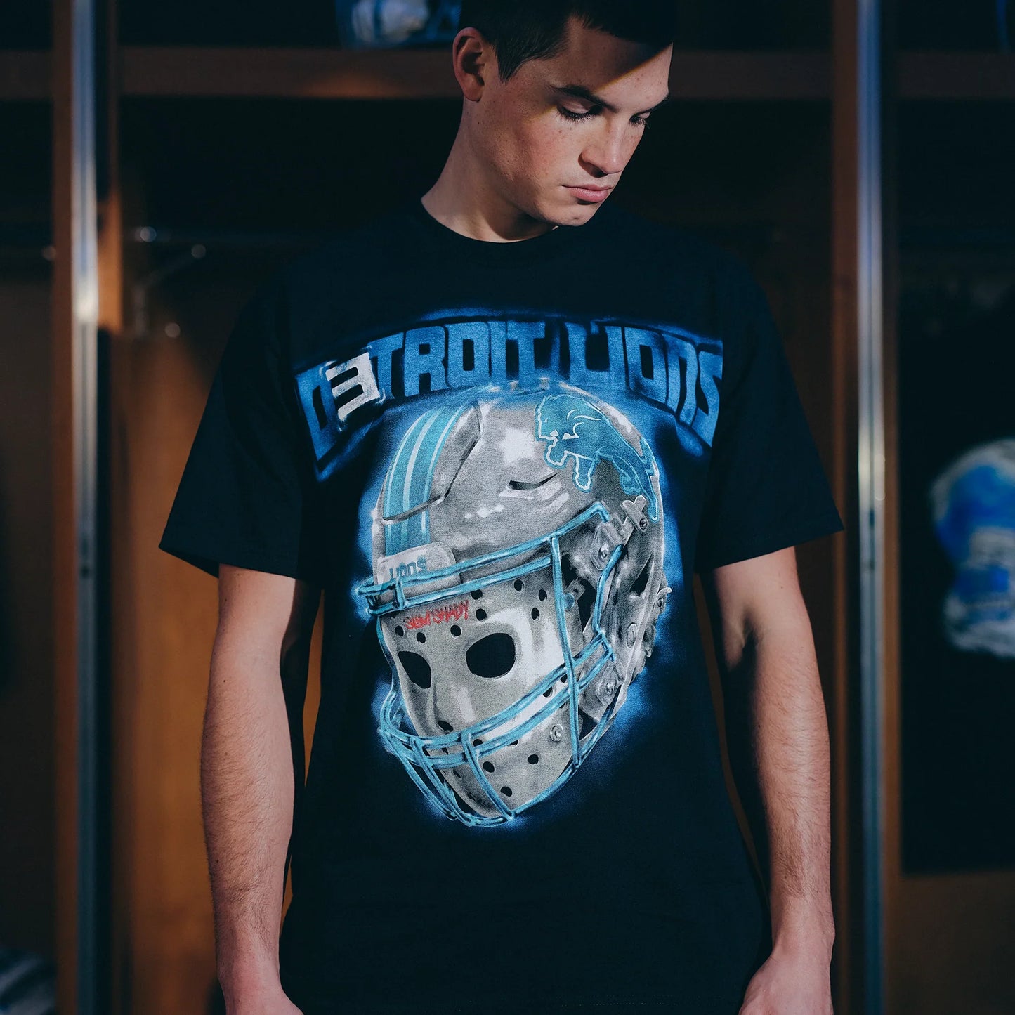 Eminem x Detroit Lions All Grit T-Shirt Eminem Official Limited Merch