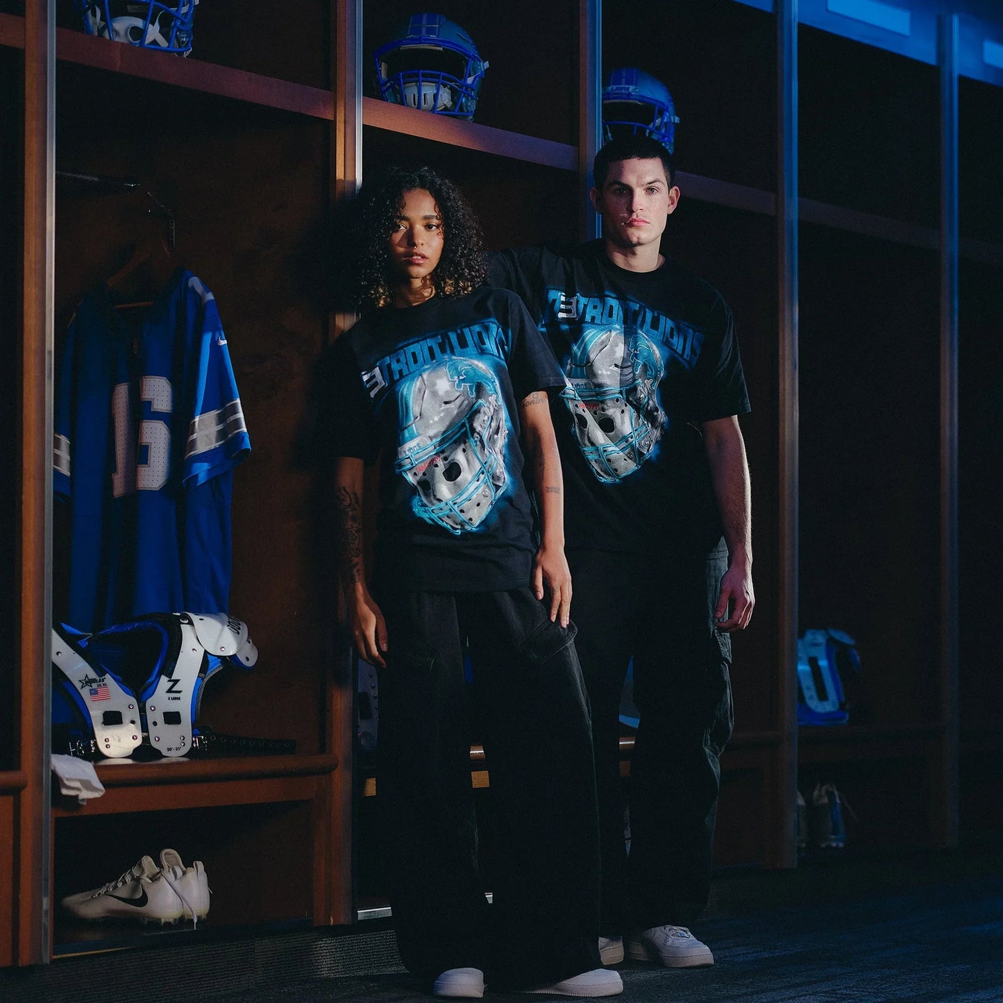 Eminem x Detroit Lions All Grit T-Shirt Eminem Official Limited Merch