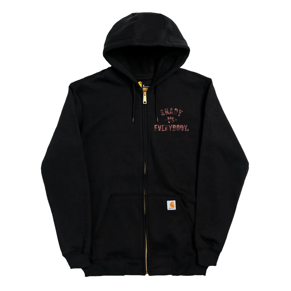 Marshall Mathers Foundation X Detroit Vs Everybody Zip Up Hoodie Eminem Official Limited Merch