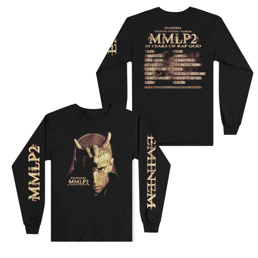 MMLP2 Horns Longsleeve Eminem Official Limited Merch