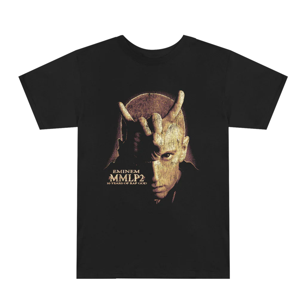 MMLP2 Horns T-Shirt Eminem Official Limited Merch