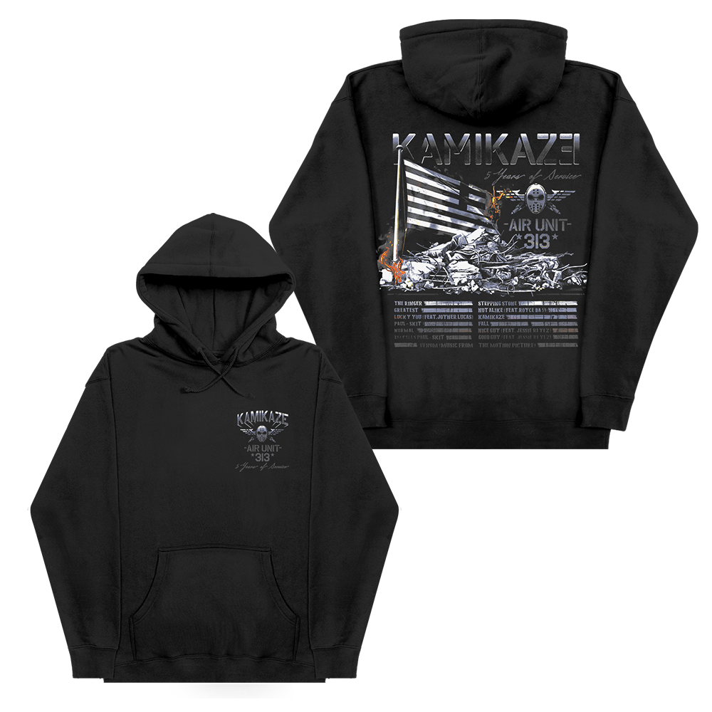 Kamikaze Flag Hoodie Eminem Official Limited Merch